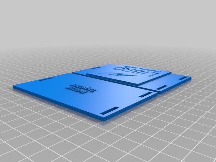 libro accesorios personalizado 3D print model - Mito3D