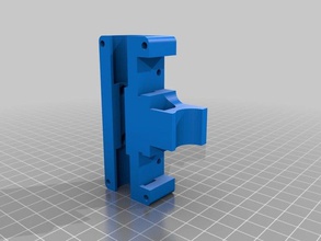 simpler carriage reprappro tricolour mendel 3d printer parts belt 3d print model - Mito3D