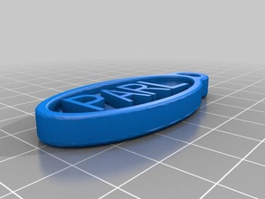 parl llavero las monedas insignias personalizado 3d print model - Mito3D