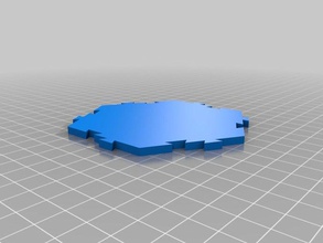 interlocking hex tile toys games 3d print model - Mito3D