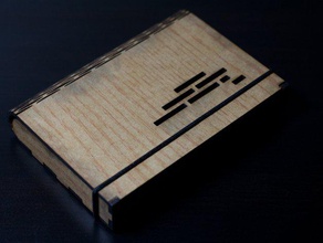 flex scatola di legno, snodo altri caso contenitore flex-legno flexable flessibile il laser lasercut taglio sninge utile 3d print model - Mito3D