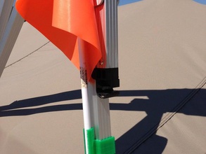 ski flag holder sport outdoors boat fastener orange swim wakeboard wakesurf 3d print model - Mito3D