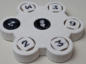dice game boardgame featured games openscad puzzle 3d print model - Mito3D