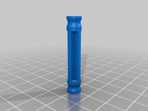 blanco knex palo de la construcción juguetes 3d print model - Mito3D