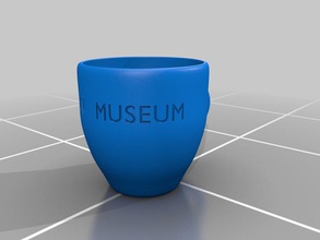 taza con plato otros newmuseumchallenge 3d print model - Mito3D