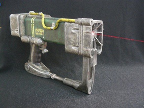 aep7 lazer tabanca fallout sahne solidworks adım 3d print model - Mito3D