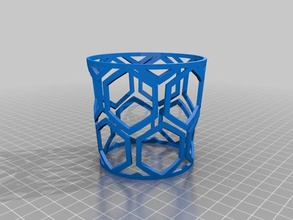 cup sleeve lu accessories 3d print model - Mito3D