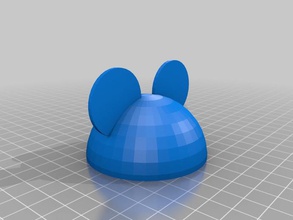mickey mouse chapeau de walt d'autres 3d openscad 3d print model - Mito3D