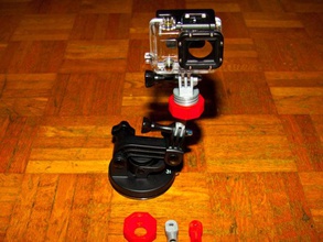 gopro-Kugelgelenk-Halterung Kamera Gelenken 3d print model - Mito3D