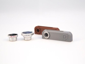 iphone 5 photojojo cover camera case clip lens 3d print model - Mito3D