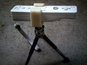 wiimote tripod mount other supportless 3d print model - Mito3D