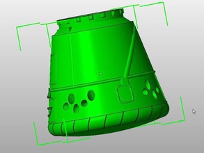 dragon easy print 2 i veicoli capsula spaziale 3d print model - Mito3D