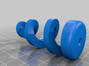 spiral dust trap 3d printer parts 3d print model - Mito3D