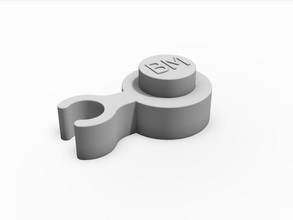 placca round 1x1 clip verticale costruzione giocattoli 3d print model - Mito3D