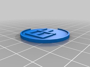 ef keychains customized 3d print model - Mito3D