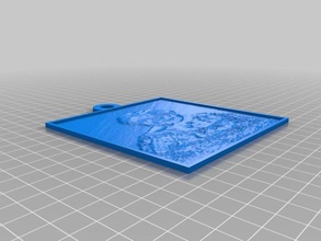 nick lithopane 2d a arte personalizado 3d print model - Mito3D