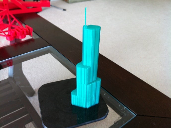 chicago trump tower 12778 escala de engenharia arquitetura skyline haste em 3D print model - Mito3D