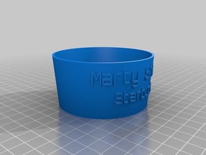 martys starbucks food drink customized 3d print model - Mito3D
