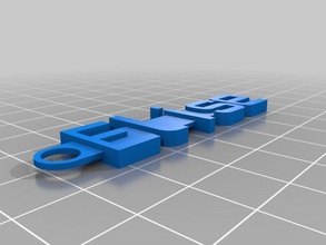 elise llavero organización personalizado 3d print model - Mito3D