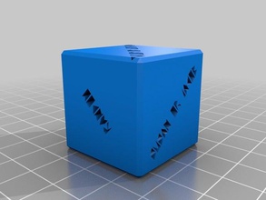 my customized dice text 3 3d print model - Mito3D