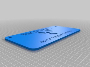 my customized sign 1 signs logos 3d print model - Mito3D