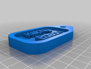 kathy edson luggage tag household customized 3d print model - Mito3D