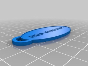 billy Kette Schlüsselanhänger angepasst 3d print model - Mito3D