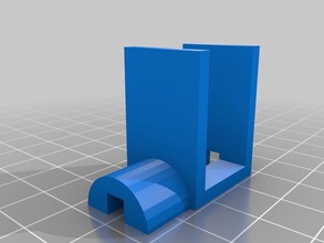 3mm clip cable holder office customized 3d print model - Mito3D
