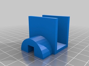6mm clip cable holder office customized 3d print model - Mito3D