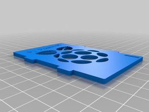 pi powered raspberry top case electronics customized 3d print model - Mito3D