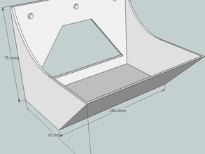 un altro muro appeso tasca organizzazione bin sketchup 3d print model - Mito3D