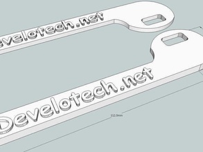 small license plate vanity edge covers signs logos sketchup 3d print model - Mito3D