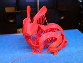 bunny peel meshmixer support sculptures 3d print model - Mito3D