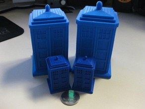 parametric tardis other doctor dr openscad toy 3d print model - Mito3D