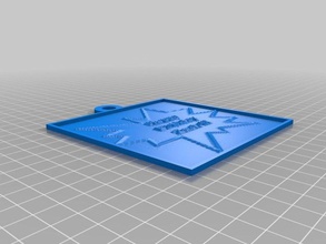 feliz aniversario a zach 2d arte personalizado 3d print model - Mito3D