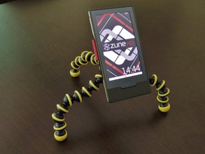 zune hd adaptador de joby gorila trípode los gadgets el clip microsoft zunehd 3d print model - Mito3D