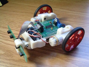 châssis ligne suivante bot d'autres arduino de l'électronique expérience robot mobile moteur reprap la robotique jouet 3d print model - Mito3D
