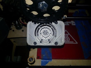 hhcls logotipo protetor do ventilador printrbot lc 40mm fã 3d a impressora acessórios 3d print model - Mito3D