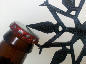 black star cerveza abridor otros 3d experimento la geometría hogar cocina newmuseumchallenge útil 3d print model - Mito3D