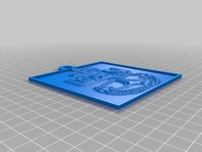 o cpo-chefe de âncora lithopane - us navy 2d a arte personalizado 3d print model - Mito3D