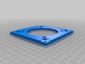 pc case fan adapter 80mm 120mm computer mounting bracket 3d print model - Mito3D