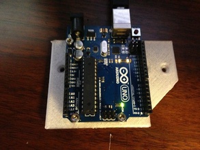 arduino uno base la electrónica placa de montaje monta 3d print model - Mito3D