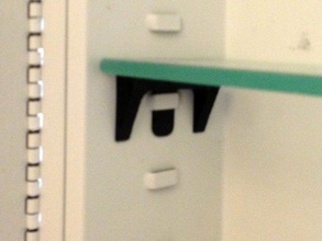 shelf holder old medicine cabinet bathroom bracket support 3d print model - Mito3D