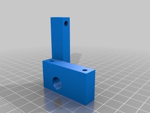 rostock mini mk7 extruder mount 3d printer parts 3d print model - Mito3D