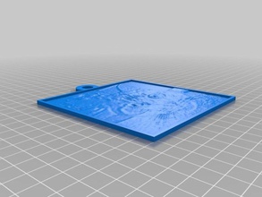 morris lithopane 2d sanat özelleştirilmiş 3d print model - Mito3D