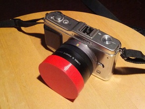 cap lumix fisheye 8mm f35 lente di sostituzione parti tappo 3d print model - Mito3D