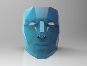mask blue accessories 3d print model - Mito3D