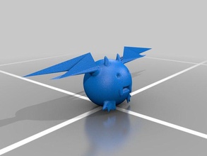 bat animals 3d print model - Mito3D