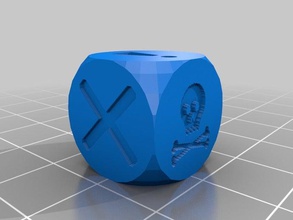 my customized dice shadowrun 3d print model - Mito3D