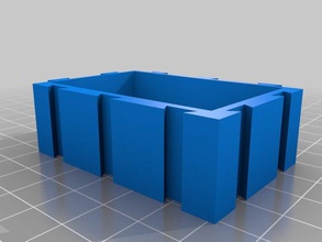interlocking box 20mm high tool holders boxes customized dovetail 3d print model - Mito3D